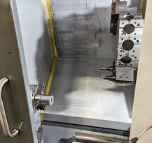 Inside of CNC Machine