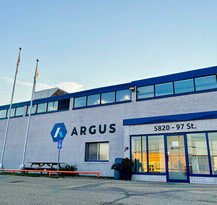 Argus' Edmonton manufacturing building in 2022
