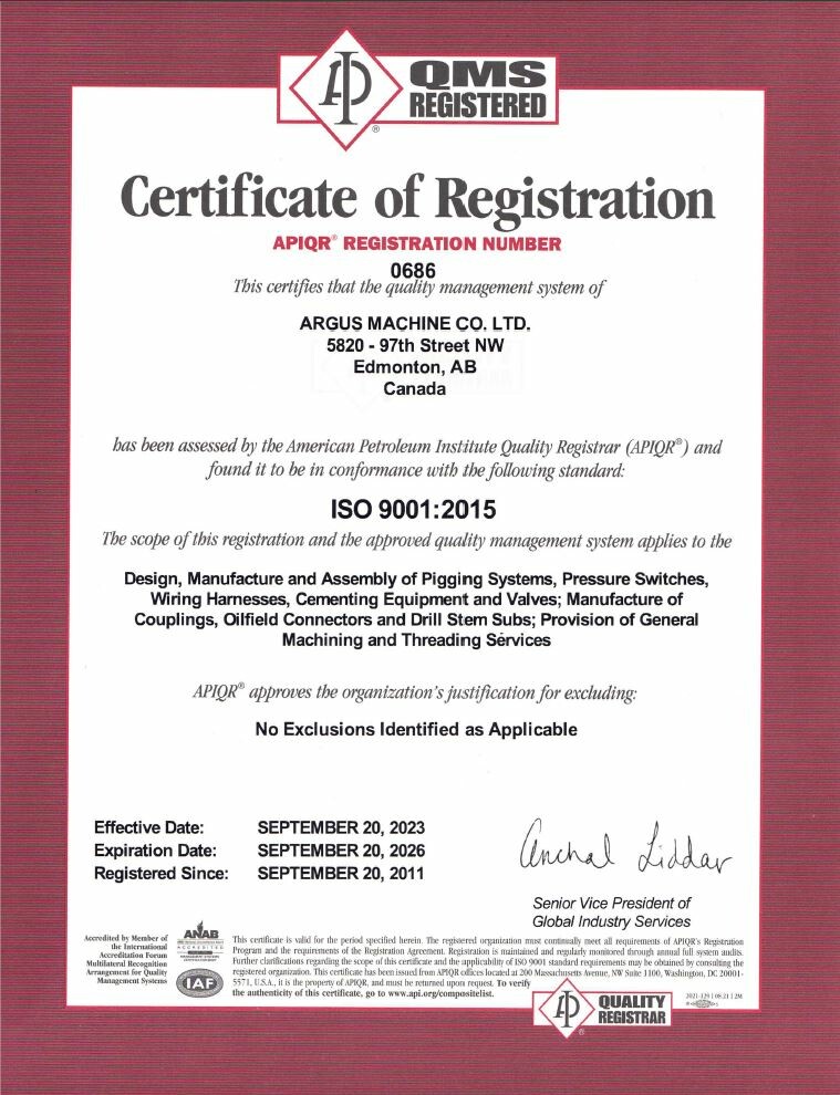 ISO 9001:2015 Certification for Edmonton